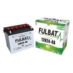 Fulbat 12N24-4A, 22 Ач 12В цена и информация | Мото аккумуляторы | pigu.lt