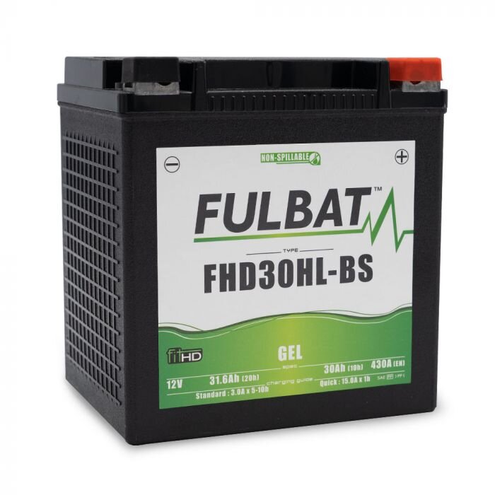 Akumuliatorius Fulbat GHD30HL-BS, 30 Ah 12V kaina ir informacija | Moto akumuliatoriai | pigu.lt