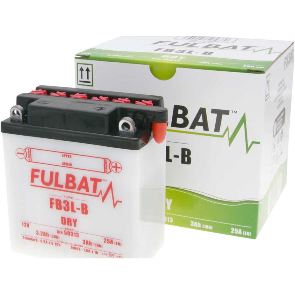 Akumuliatorius Fulbat YB3L-B, 3 Ah 12V kaina ir informacija | Moto akumuliatoriai | pigu.lt