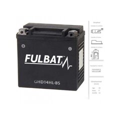 Akumuliatorius FULBAT GHD14HL-BS, 14 Ah 12V kaina ir informacija | Moto akumuliatoriai | pigu.lt