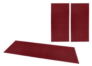 Hanse Home kilimėlių komplektas Pure Red, 3 vnt kaina ir informacija | Kilimai | pigu.lt