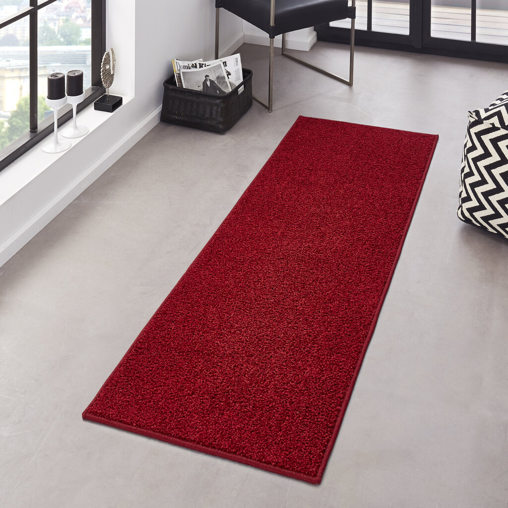 Hanse Home kilimas Pure Red, 80x300 cm     цена и информация | Kilimai | pigu.lt