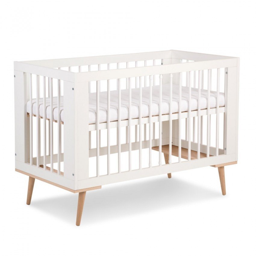Klupś lovytė, 120 x 60 cm, balta цена и информация | Kūdikių lovytės | pigu.lt