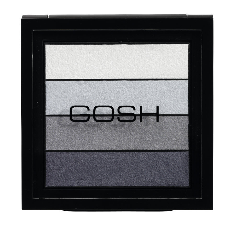 Akių šešėlių paletė Gosh Smokey Eyes Palette 8 g, 04 Blue цена и информация | Akių šešėliai, pieštukai, blakstienų tušai, serumai | pigu.lt