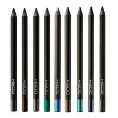 Akių kontūro pieštukas Gosh Velvet Touch Eye Liner 1,2 g atsparus vandeniui, 020 Fashionista цена и информация | Тушь, средства для роста ресниц, тени для век, карандаши для глаз | pigu.lt