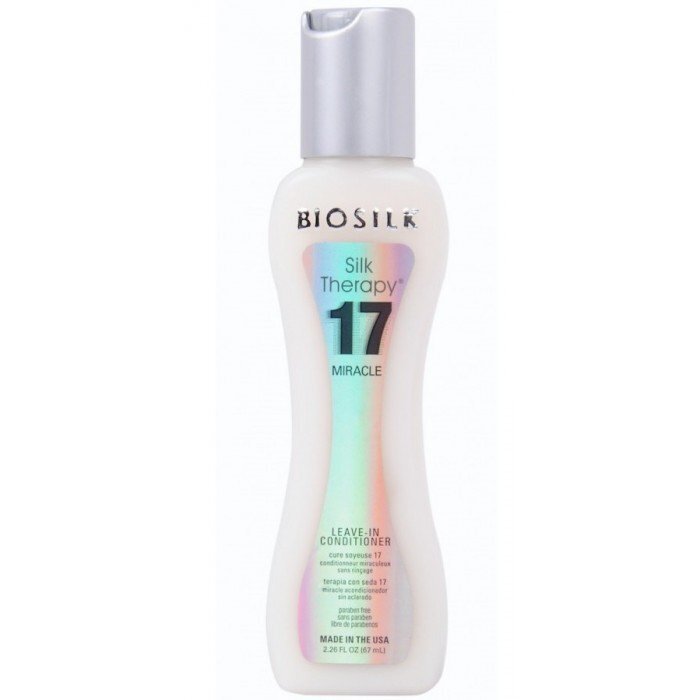 Nenuplaunamas kondicionierius Biosilk Silk Therapy 17 Miracle 67 ml цена и информация | Balzamai, kondicionieriai | pigu.lt