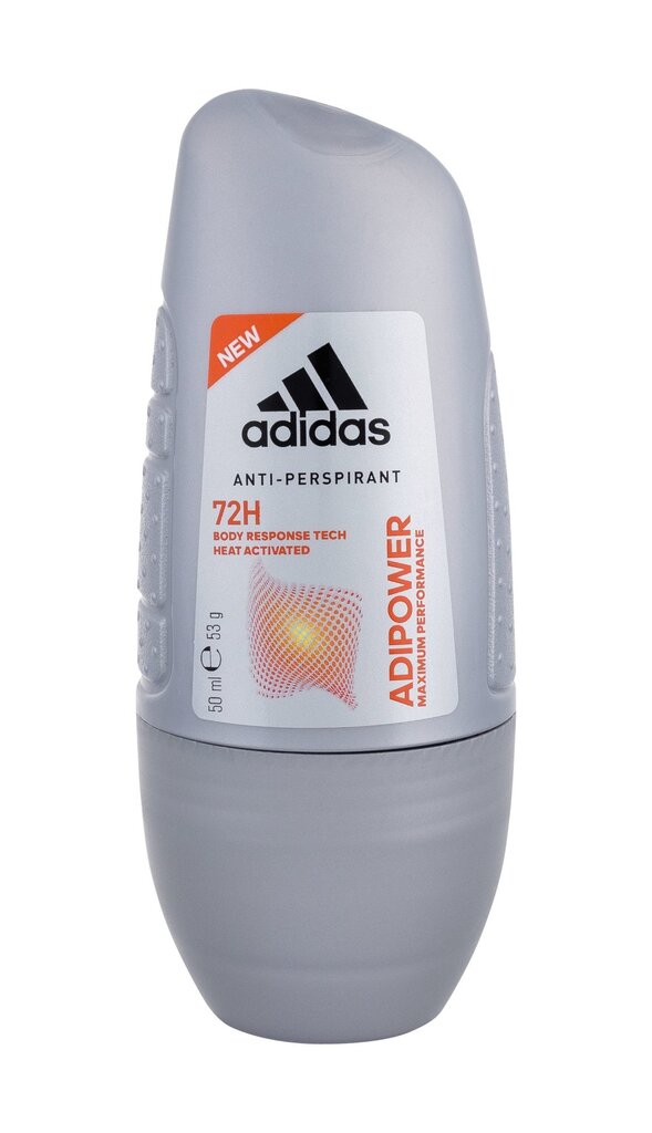 Rutulinis dezodorantas Adidas AdiPower vyrams 50 ml цена и информация | Dezodorantai | pigu.lt