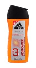 Dušo želė Adidas AdiPower 3in1 250 ml kaina ir informacija | Adidas Kvepalai, kosmetika | pigu.lt