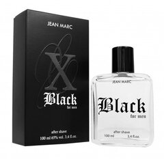 Losjonas po skutimosi Jean Marc X Black For Men vyrams, 100 ml цена и информация | Мужская парфюмированная косметика | pigu.lt