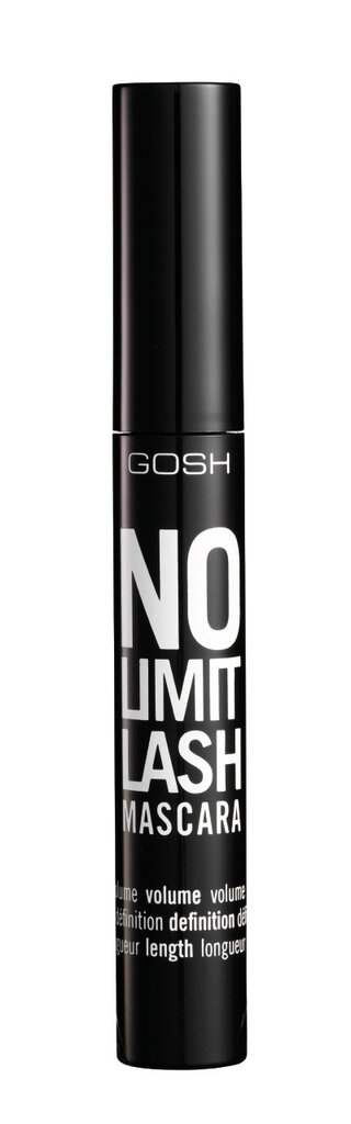 Blakstienų tušas Gosh No Limit Lash Mascara 10 ml цена и информация | Akių šešėliai, pieštukai, blakstienų tušai, serumai | pigu.lt