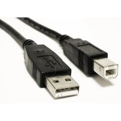 Akyga AK-USB-18, USB-A/USB-B, 5 м цена и информация | Кабели и провода | pigu.lt