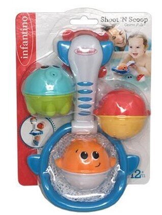 Vonios žaislas "Žvejybos rinkinys" Infantino цена и информация | Žaislai kūdikiams | pigu.lt