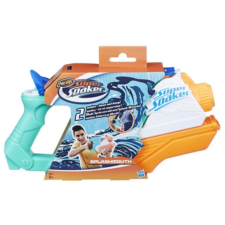 Vandens šautuvas Nerf Super Soaker Splash Mouth, HASBRO kaina ir informacija | Vandens, smėlio ir paplūdimio žaislai | pigu.lt