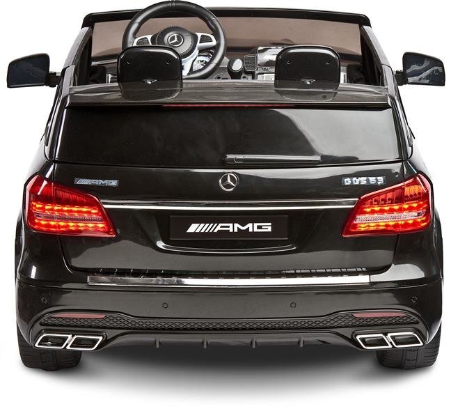 Elektrinis automobilis Mercedes GLS63, Juodas kaina ir informacija | Elektromobiliai vaikams | pigu.lt