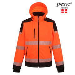 Яркая куртка softshell Palermo, желтый/черный, 2XL, Pesso цена и информация | Рабочая одежда | pigu.lt