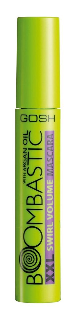 Blakstienų tušas Gosh Boombastic Swirl Mascara 13 ml, 002 Carbon Black kaina ir informacija | Akių šešėliai, pieštukai, blakstienų tušai, serumai | pigu.lt