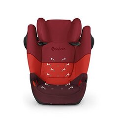 Automobilinė kėdutė Cybex Solution M-Fix SL, 15-36 kg, Pure Black kaina ir informacija | Autokėdutės | pigu.lt