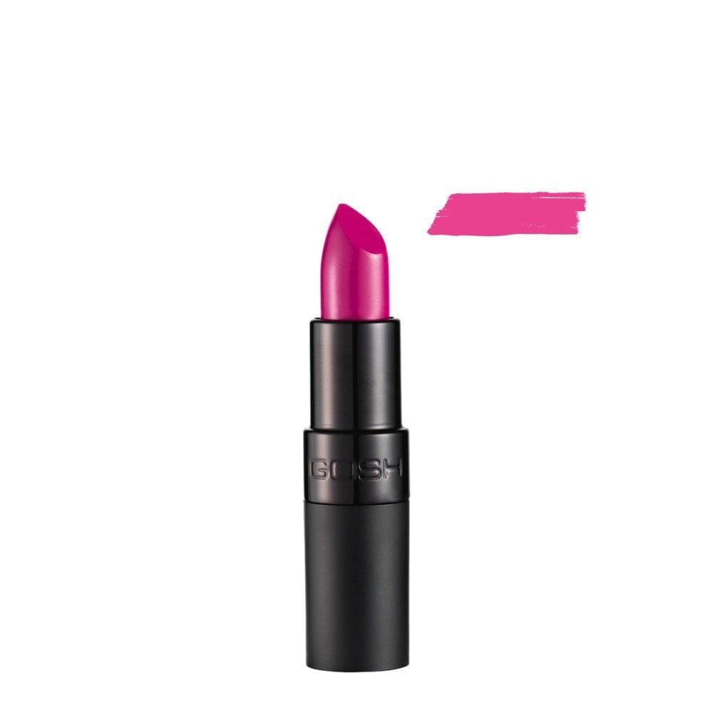 Lūpų dažai Gosh Velvet Touch Lipstick 4 g, 43 Tropical Pink kaina ir informacija | Lūpų dažai, blizgiai, balzamai, vazelinai | pigu.lt