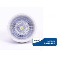 6.5W LED lemputė V-TAC GU5.3, MR16, su lęšiu, 110°, 3000K, Samsung LED chip kaina ir informacija | Elektros lemputės | pigu.lt