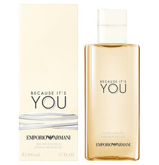 Dušo želė Giorgio Armani You Because It`s You moterims 200 ml kaina ir informacija | Giorgio Armani Apranga, avalynė, aksesuarai | pigu.lt