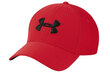 Kepurė su snapeliu vyrams UA Men's Blitzing 3.0 Cap 1305036-600, raudona kaina ir informacija | Vyriški šalikai, kepurės, pirštinės | pigu.lt
