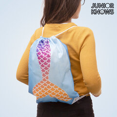 Сумка-Рюкзак на Веревках Сирена Junior Knows цена и информация | Школьные рюкзаки, спортивные сумки | pigu.lt