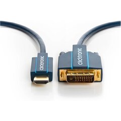 Clicktronic 70342, HDMI/DVI-D, 3 m kaina ir informacija | Kabeliai ir laidai | pigu.lt