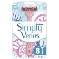 Одноразовые бритвы для женщин Gillette Venus Simply3, 8 шт цена и информация | Косметика и средства для бритья | pigu.lt