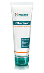 Veido kaukė nuo spuogų Himalaya Herbals Clarina Anti Acne 75 ml kaina ir informacija | Veido kaukės, paakių kaukės | pigu.lt