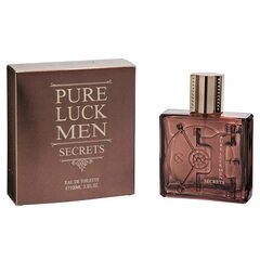 Tualetinis vanduo Linn Young Pure Luck Men Secrets EDT vyrams 100 ml цена и информация | Мужские духи | pigu.lt