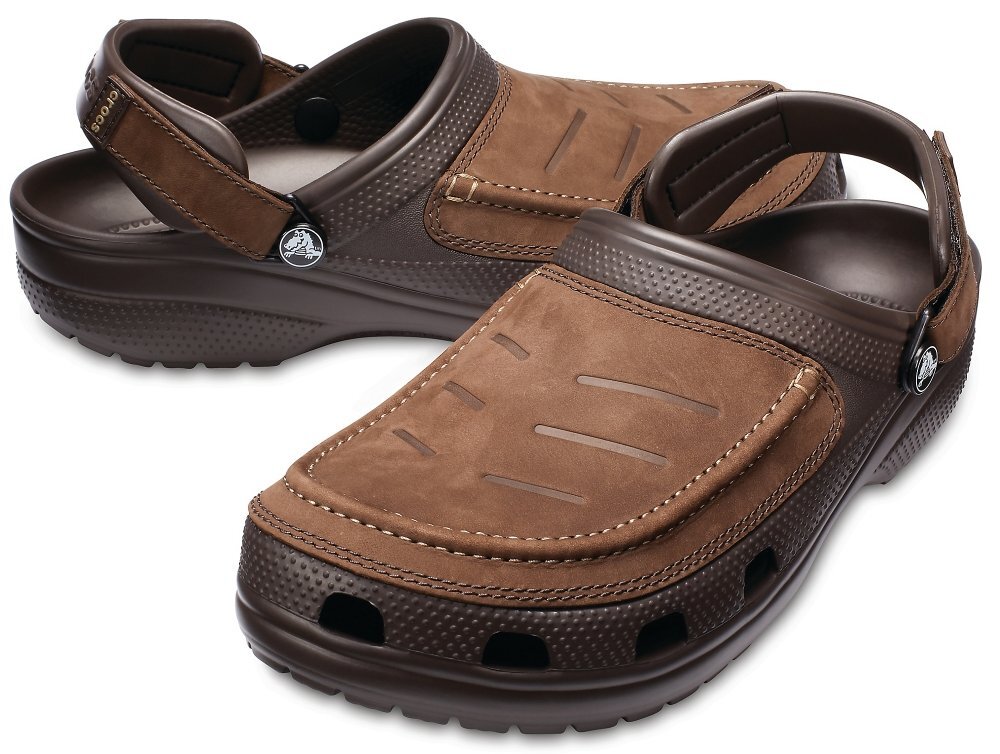 Crocs™ vyriškos šlepetės Yukon Vista Clog, rudos kaina ir informacija | Vyriškos šlepetės, basutės | pigu.lt