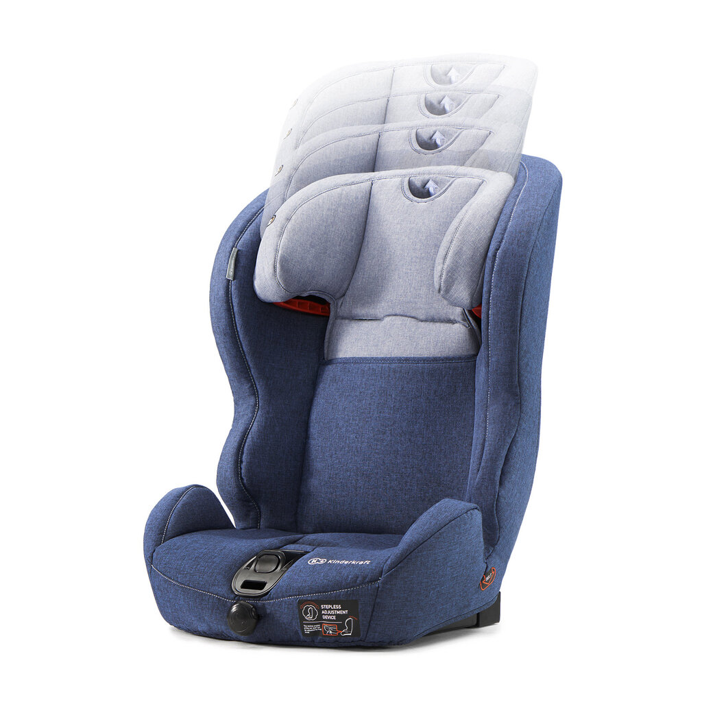 Automobilinė kėdutė KinderKraft Safety Fix 9-36 kg, mėlyna цена и информация | Autokėdutės | pigu.lt