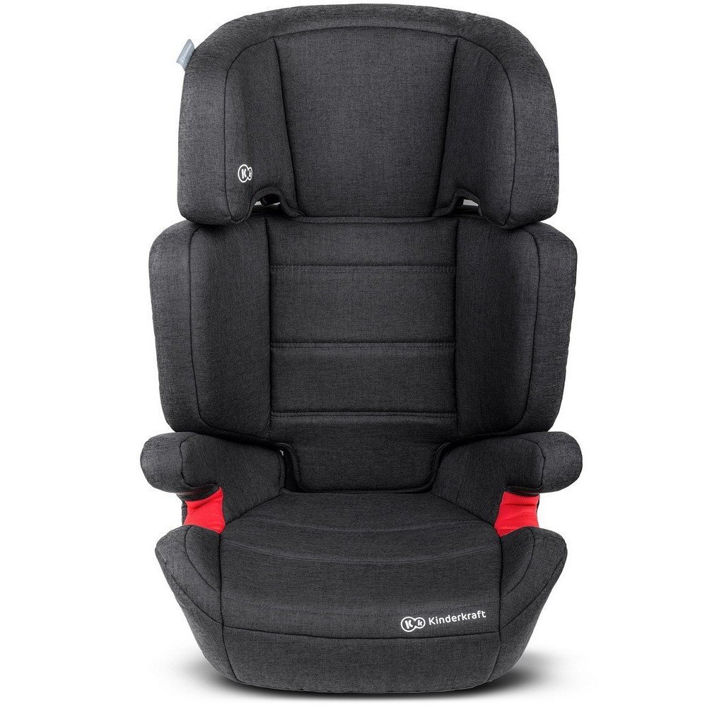 Automobilinė kėdutė KinderKraft Junior Plus, 15-36 kg, Juoda kaina ir informacija | Autokėdutės | pigu.lt