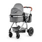 Universalus vežimėlis Kinderkraft VEO 2in1, pilka цена и информация | Vežimėliai | pigu.lt