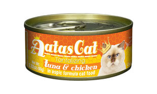 Aatas Cat Tantalizing Tuna & Chicken консервы для кошек 80г цена и информация | AATAS Для котов | pigu.lt