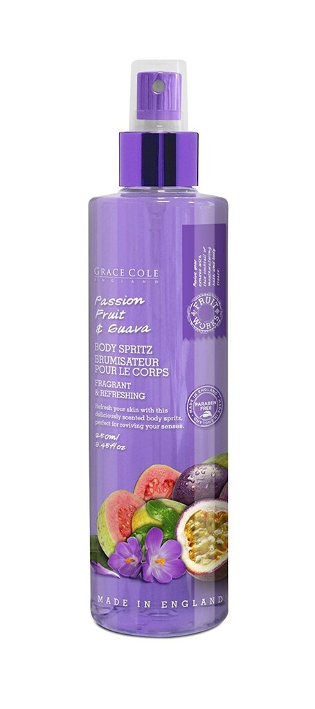 Kūno purškiklis Grace Cole Fruit Works Passion Fruit and Guava 250 ml kaina ir informacija | Parfumuota kosmetika moterims | pigu.lt