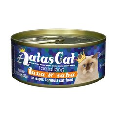 Konservai katėms Aatas TANTALIZING TUNA&SABA, 80 g kaina ir informacija | AATAS Katėms | pigu.lt