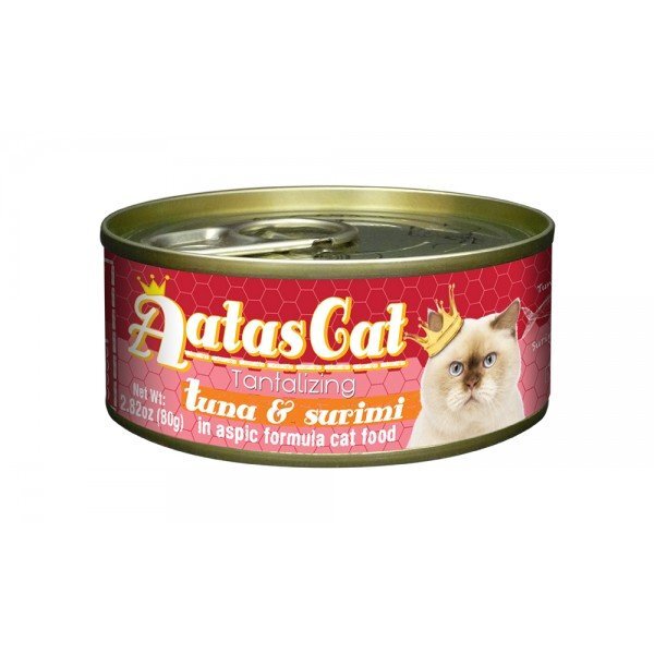 Konservai katėms Aatas TANTALIZING TUNA&SURIMI, 80 g цена и информация | Konservai katėms | pigu.lt