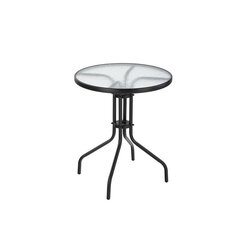 Наружный стол Bistro, черный цена и информация | Садовые столы, столики | pigu.lt
