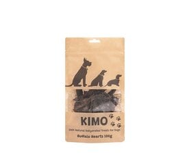 Сушеные кусочки сердца буйвола KIMO, 100 г цена и информация | Лакомства для собак | pigu.lt