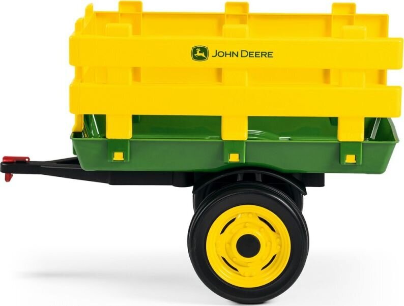 Priekaba Peg Perego John Deere Stake-Side Trailer kaina ir informacija | Elektromobiliai vaikams | pigu.lt