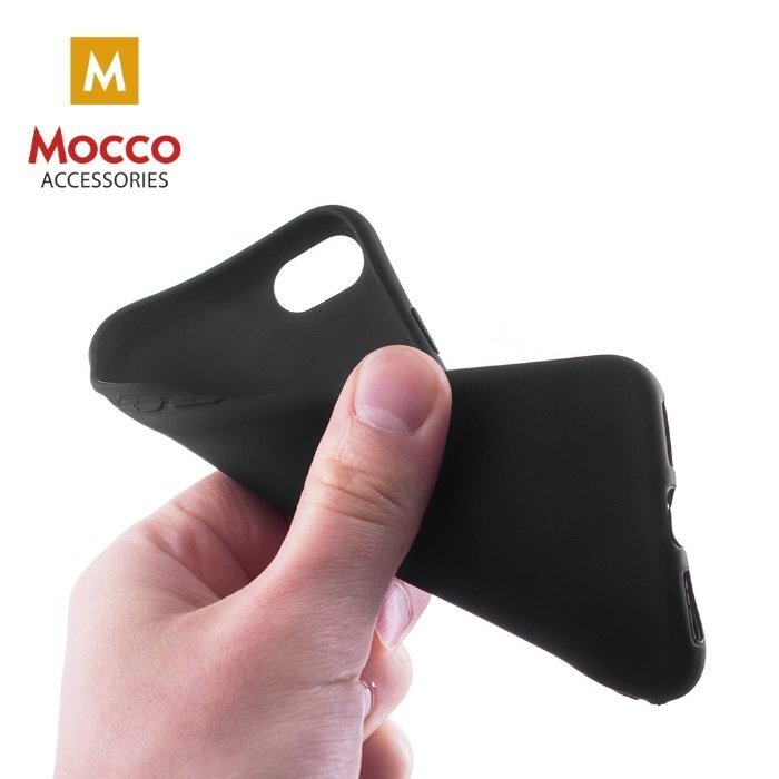 Apsauginė nugarėlė Mocco Ultra Slim Soft Matte 0.3 mm, skirta Huawei P20 telefonui, juoda цена и информация | Telefono dėklai | pigu.lt