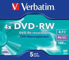 Verbatim DVD-RW kaina ir informacija | Vinilinės plokštelės, CD, DVD | pigu.lt