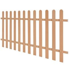 Сборный забор, WPC, 200x100см, коричневый цена и информация | Заборы и принадлежности к ним | pigu.lt