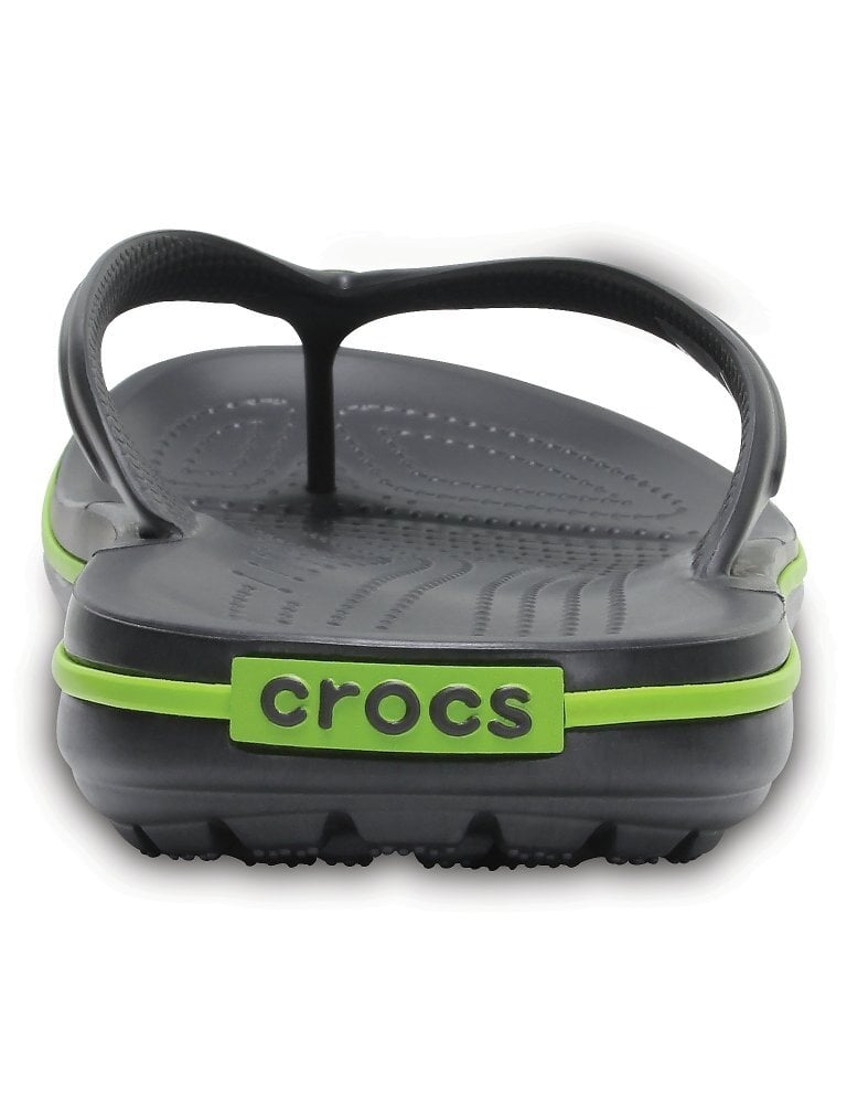 Crocs™ moteriškos šlepetės Crocband Flip, pilkos kaina ir informacija | Šlepetės moterims | pigu.lt