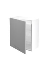 Подвесной кухонный шкафчик Halmar Vento GC 60/72 с сушилкой для посуды, серый/белый цена и информация | Кухонные шкафчики | pigu.lt