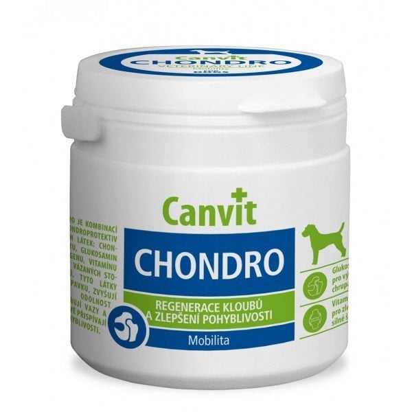 Vitaminai šunims CANVIT CHONDRO N100, 100 g kaina ir informacija | Vitaminai, papildai, antiparazitinės priemonės šunims | pigu.lt