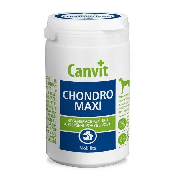 Vitaminai šunims CANVIT CHONDRO MAXI N76, 230 g kaina ir informacija | Vitaminai, papildai, antiparazitinės priemonės šunims | pigu.lt
