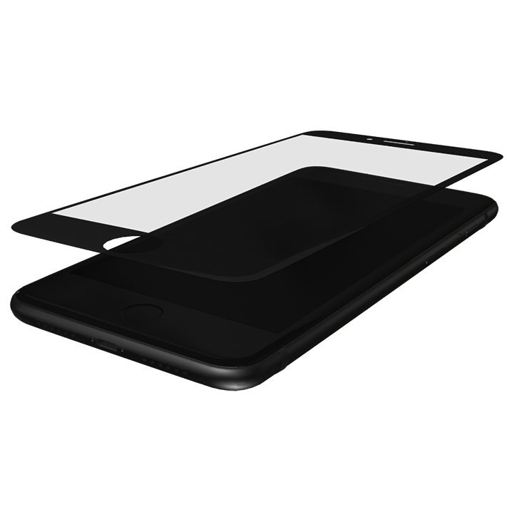 Grūdinto stiklo ekrano apsauga 3MK HardGlass Max Privacy, skirta iPhone 7 telefonui, skaidri/juoda kaina ir informacija | Apsauginės plėvelės telefonams | pigu.lt