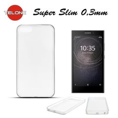 Telone Ultra Slim 0.3mm Back Case Sony Xperia L2 супер тонкий чехол Прозрачный цена и информация | Чехлы для телефонов | pigu.lt